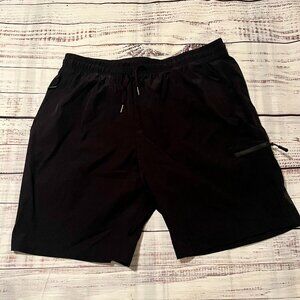 Black hiking shorts